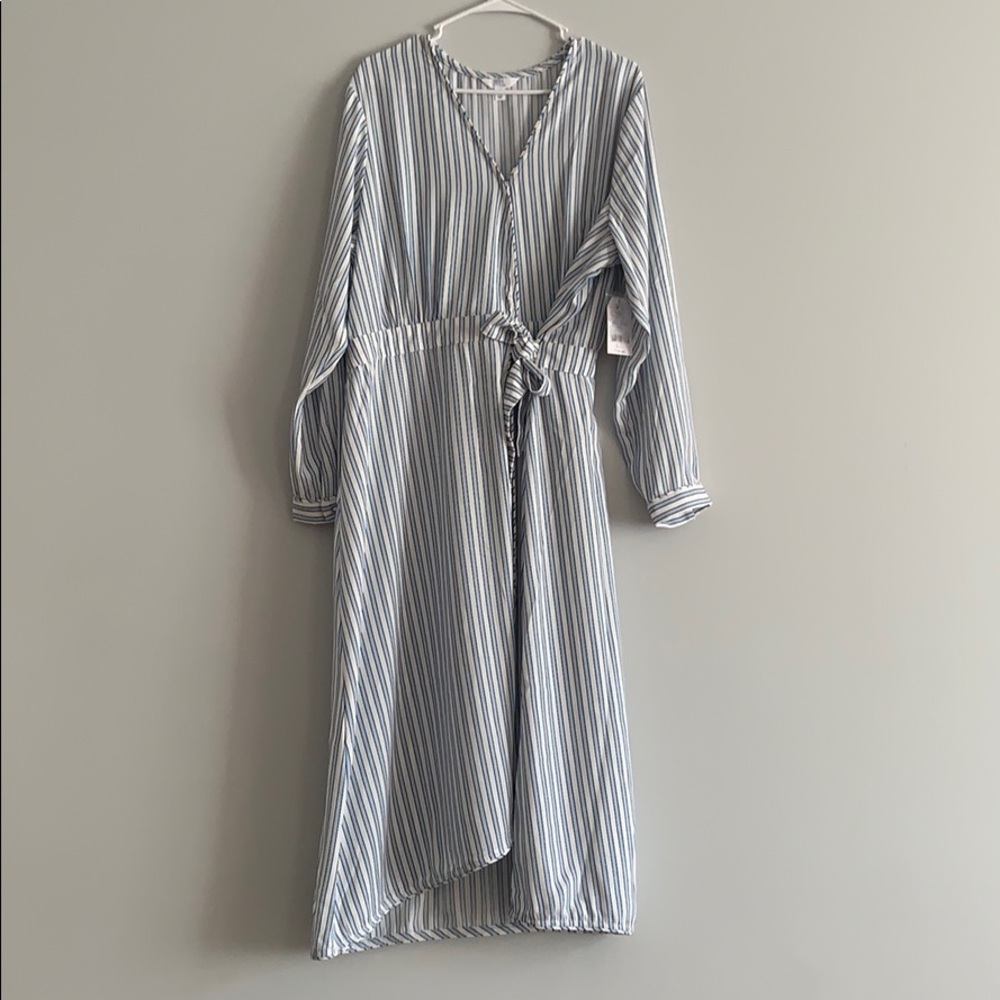 Time and Tru Striped Maxi Dress NWT